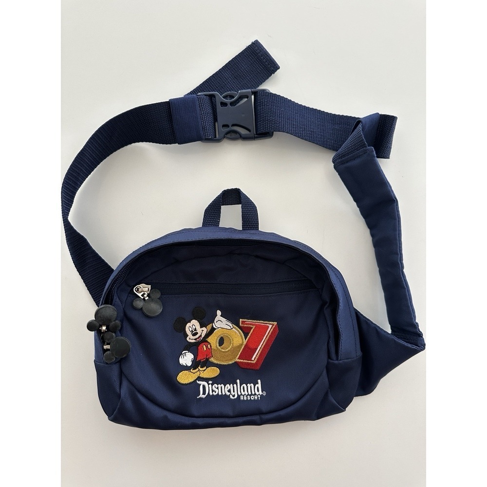 Vtg Disneyland Mickey Mouse Waist Fanny Bag 2007 Year Million Dreams Collectible